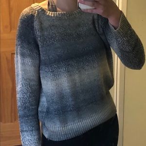 Grey Ombré Sweater